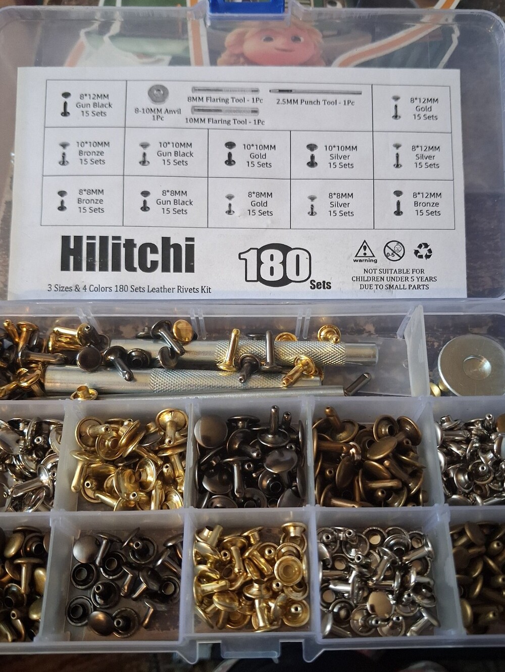 Leather Rivet Kit Plus Extras - Picture 1 of 3